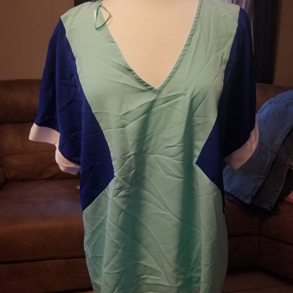 Blue project runway XXL